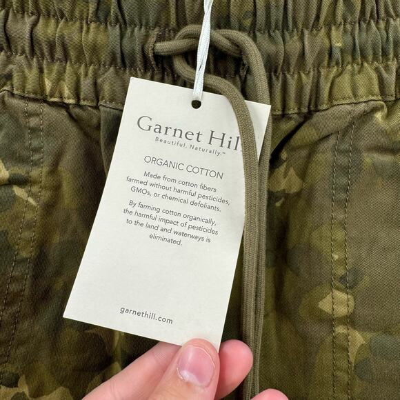 NWT Garnet Hill 100% Cotton floral camo Salt-Washed Chino Joggers - Picture 9 of 12